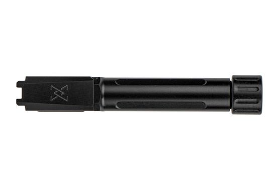 TRUE Precision 416R stainless precision barrel with Black DLC finish for SIG P365 handguns features light fluting and thread protector